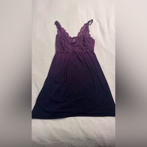 Women’s nightgown, purple ombre, very flattering
